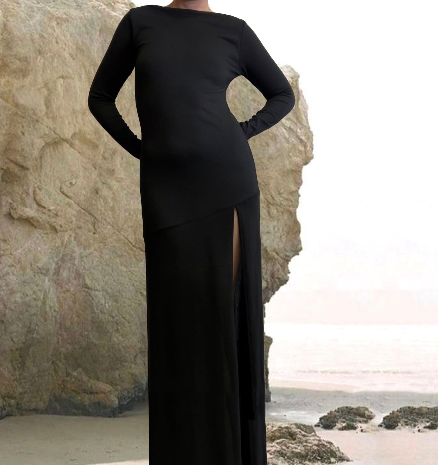 Arcina Knit Dress - Black